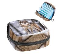 Bolsa de período, bolsa de almacenamiento de servilletas sanitarias, soporte para tampones para monedero, D74z4np3zuk, 4.7x6.6x6.6 in, Classic