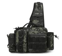 Bolsa de Pesca for Hombre, Bandolera de un Solo Hombro, táctica, riñonera, Equipo de Pesca, Bolsa de Pecho(BCP)