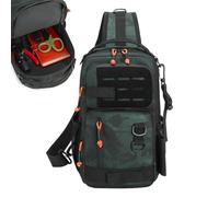 Bolsa de pesca genérica, impermeable, bolsa de señuelo, 7,87 x 3,94 x 11,81 pulgadas, Travel Backpack, Fish Storage Wraps for Shore, Professional Travel, Surf, Bass, Camping, Catfish, verde, Se