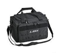 Bolsa de pesca multifuncional, Bolsa de equipo de pesca de tela Oxford Bolsa de cadera O Hombro Carry Square Box Multi-funcional Señuelo Bolsa para pesca (negro)