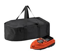 Bolsa de pescado, pesado organizador, 23,62 x 11,81 x 7,87 pulgadas, portátil Wear-Resistant Storage, Outdoor Bait Gear, adecuado para llevar bolsas para pescar, barcos, hiking, y uso de caza, Negro
