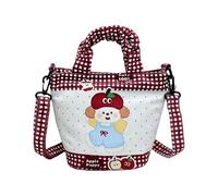 Bolsa de pescador: bolsa de transporte moderna para mujer con diseño de cubo, diseño ligero de dibujos animados con gran mente que crea una capacidad atractiva para la vida cotidiana, el ocio, las