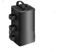 Bolsa de peso de lona de grado industrial para tienda de campaña y soporte de base de cenador con PVC 500D para fiabilidad al aire libre en todo tipo de clima (negro)