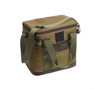 Bolsa de picnic aislada impermeable con forro de poliéster PEVA y capas de aislamiento triple para un control prolongado de temperatura de alimentos y bebidas (verde)