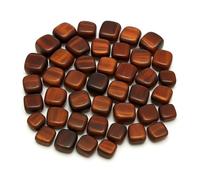 Bolsa de Piedras Naturales Pulidas para Sanación, 500g, aprox 50 Piezas de 2 cm, Variedad de Minerales y Cuarzos, Múltiples Colores (Ojo de Buey)