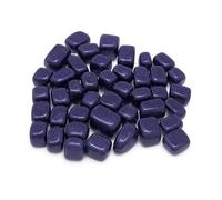 Bolsa de Piedras Naturales Pulidas para Sanación, 500g, aprox 50 Piezas de 2 cm, Variedad de Minerales y Cuarzos, Múltiples Colores (Aventurina Azul)