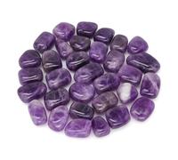 Bolsa de Piedras Naturales Pulidas para Sanación, 500g, aprox 50 Piezas de 2 cm, Variedad de Minerales y Cuarzos, Múltiples Colores (Amatista)