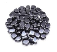 Bolsa de Piedras Naturales Pulidas para Sanación, 500g, aprox 50 Piezas de 2 cm, Variedad de Minerales y Cuarzos, Múltiples Colores (Hematite Imantado)