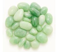 Bolsa de Piedras Naturales Pulidas para Sanación, 500g, aprox 50 Piezas de 2 cm, Variedad de Minerales y Cuarzos, Múltiples Colores (Jadeíta)