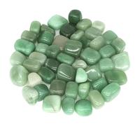 Bolsa de Piedras Naturales Pulidas para Sanación, 500g, aprox 50 Piezas de 2 cm, Variedad de Minerales y Cuarzos, Múltiples Colores (Aventurina Verde)