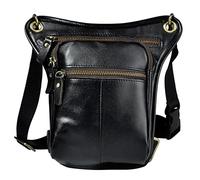 Bolsa de piel con pierna de caída para senderismo, paquete de cintura para hombres y mujeres, viaje al aire libre, táctica, militar, motocicleta, ciclismo, senderismo, camping, bolsa cruzada