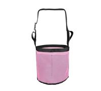 Bolsa De Pienso Ajustable para Colgar del Cuello, para Caballos, De Material De Malla, (L,Pink)