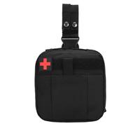 Bolsa de Pierna de caída Pollo de la Pierna con Cremallera de la con Tiras médicas portátiles con Correa múltiple de Primera auxilio de múltiples Auxilios Bolsa de Muslo para Acampar al Aire l