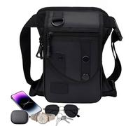 Bolsa de pierna para hombre, bolsa de pierna gota | Drop Muslo Riñonera Motocicleta,Riñonera de motociclismo Senderismo Ciclismo Riñonera Encontrar una bolsa Dig para accesorios al aire libre,