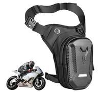 Bolsa de pierna para moto, bolso de pierna para hombre y mujer, impermeable, riñonera deportiva, riñonera reflectante, cinturón de cintura ajustable, riñonera para correr, ciclismo, motocicleta,