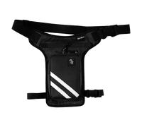 Bolsa de Pierna Rusty Stitches Gordon Negro/Blanco Negro,Blanco