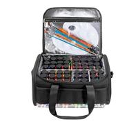 Bolsa de pintura genérica | Portabolsa Oxford con correa, organizador Oxford de gran capacidad de pintura con compartimentos para herramientas, para taller al aire libre y suministros de arte