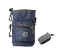 Bolsa de placer para perros con dispensador de bolsas para caca - Bolsa de entrenamiento con gran capacidad para caminar y viajar al aire libre | Soporte ajustable para correas para aperitivos y