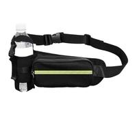 Bolsa de plátano | Bolsa de entrenamiento con soporte para botella de agua, bolsa de plátano de cadera, para senderismo, caminar, deportes al aire libre, fitness, gimnasio y viajes, 2, Consulte la