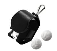 Bolsa de plátano para pelota de golf con cierre magnético | Bolsa de almacenamiento de cintura de pelota de golf con mosquetón para amigos, familia