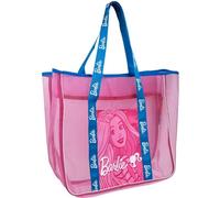 Bolsa de Playa Barbie Grande y Resistente - Diseño Moderno y Colorido para Verano y Vacaciones, Bolsa Espaciosa para Toalla, Accesorios y Día de Playa