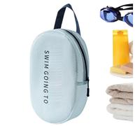 Bolsa de playa, bolsa de aseo de viaje - Bolsas de piscina - Bolsa de playa moderna Bolsa a prueba de agua para viajes de comestibles en barco por la playa, turquesa, L, Consulte la descripción