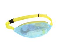 Bolsa de playa de malla - Bolsa de almacenamiento cruzada ligera, bolsa de vacaciones con correa ajustable, bolsa de utilidad transpirable junto al mar | Bolsa de malla plegable para picnic, bolsa de