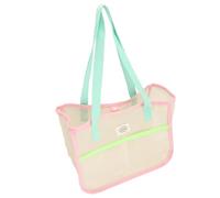 Bolsa de Playa de Malla, Bolsa de Concha de Juguetes de Playa Familiar para Guardar Juguetes