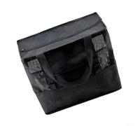Bolsa de playa de malla grande con bolsillo con cremallera, bolsa calada a prueba de arena para viajes, piscina, gimnasio, cesta de almacenamiento plegable ligera para toallas, zapatos y juguetes