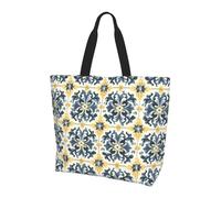 Bolsa De Playa Estampado Retro Con La Letra Q Mujer Bolso De Mano Grande Bolsos Shopper Portátil Bolsa De Mano Para Viaje Compras Oficina