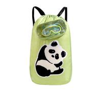 Bolsa de playa genérica, Swimming Pool Backpack, 12,2 x 3,15 in Sandproof Large Daypack, Lightweight Mesh Design, Quick Dry Travel Storage for Sports, Gym, Camping, Summer, Vacation, verde, Se référer