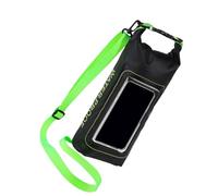 Bolsa de playa impermeable, bolsa de agua para senderismo, portátil e impermeable, bolsa de natación para kayak de 2 litros con bolsillo para teléfono móvil, funda impermeable con cordón para el