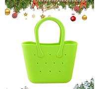 Bolsa de playa impermeable | Navidad a prueba de arena | Navidad lavable linda densidad de arena | para botella de agua, gafas de sol, protector solar, aperitivos, teléfono móvil, toalla, zapatillas