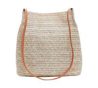 Bolsa de playa para mujer, hecha a mano, tejido a mano, bolsos de viaje, bolsos de compras, bolsos de los tiempos malos, marrón, Einheitsgröße