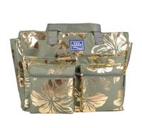 Bolsa de playa Rib Stop redonda IBISCUS METAL 100% PL AQUA DI MARE