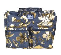 Bolsa de playa Rib Stop redonda IBISCUS METAL 100% PL AQUA DI MARE