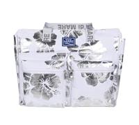 Bolsa de playa Rib Stop redonda IBISCUS METAL 100% PL AQUA DI MARE