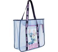Bolsa de Playa Stitch - Diseño Oficial Disney | Grande, Resistente y Transpirable | Ideal para Verano, Vacaciones y Piscina | Compartimento Amplio y Ligero - Cerdá Life’s Little Moments
