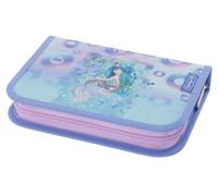 Herlitz Estuche Escolar Plegable con Accesorios 31 Piezas, Organizador de Accesorios, Suministros Escolares, Kit para niños, Juvenil, Cremallera, para niña, Sirena mística, Multicolor, Extensible con