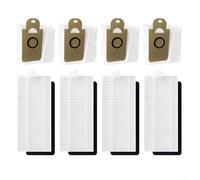 Bolsa de polvo compatible para HONITURE para aspiradora robot Q6 SE 8 artículos en total