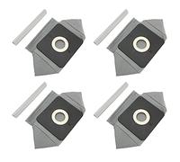 Bolsa de polvo de aspiradora Bolsa de basura Lavables 4pcs Tela no tejida para Mejorar la Mejora de la Eficacia de Limpieza de Aspirador en los Ojos del Hogar