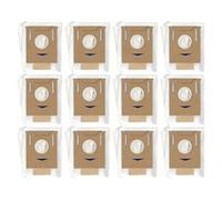 Bolsa De Polvo De Estación De Vaciado Automático For Robots Aspiradores (Compatible con ECOVACS OZMO N8 Pro Plus/T8/T8+/T8 AIVI/T9 AIVI/T9PRO/T9MAX) - Juego De Bolsas De Polvo(12pcs)