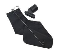 Bolsa de polvo de sierra, bolsas de colector de polvo ajustables, bolsa de gran capacidad de 8.66 x 6.3 pulgadas, captura eficiente de residuos, fácil fijación, accesorios de inglete para cortador y