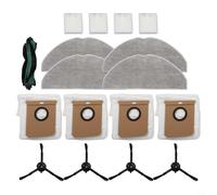 Bolsa de polvo para aspiradora Cecotec para CONGA 8490 para ULTIMATE Ultra Power Home Robot Vacuum Replacement Self-Empty Dust Bags Accesorios, 5 unidades (A)