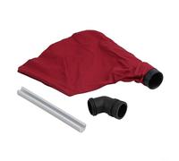 Bolsa de polvo para lijadora de correa con conector, cubierta antipolvo para recogida de desechos, accesorio de repuesto para adaptador de vacío de taller para piezas de máquina de lijado 9403