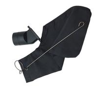 Bolsa de polvo para sierra ingletadora - Funda de almacenamiento transparente, cámara de polvo reforzada, marco de fijación flexible | Colección de polvo de aluminio Bladies Dusts, captura de desechos