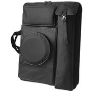 Bolsa de portafolio de arte for dibujo, bolso de hombro impermeable for bocetos al aire libre, bolsa de almacenamiento grande for dibujo, estuche for portafolio de arte Para Obras De Arte(Black)
