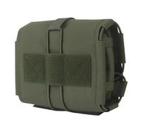 Bolsa de primeros auxilios compacta 2 en 1 1FAK con sistema Molle de extracción lateral y despliegue rápido (Green)