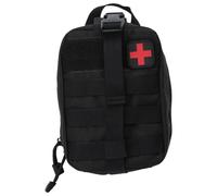 Bolsa de Primeros Auxilios de Supervivencia al Aire Bolsa de Emergencia de Escalada (Color : Negro)