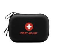 Bolsa De Primeros Auxilios For Viajes Al Aire Libre,Kit De Emergencia For Coche,Suministros Médicos For Traumatismos,Impermeable,For El Hogar,La Oficina,El Coche(Black,7.9x5.1x2.9in)